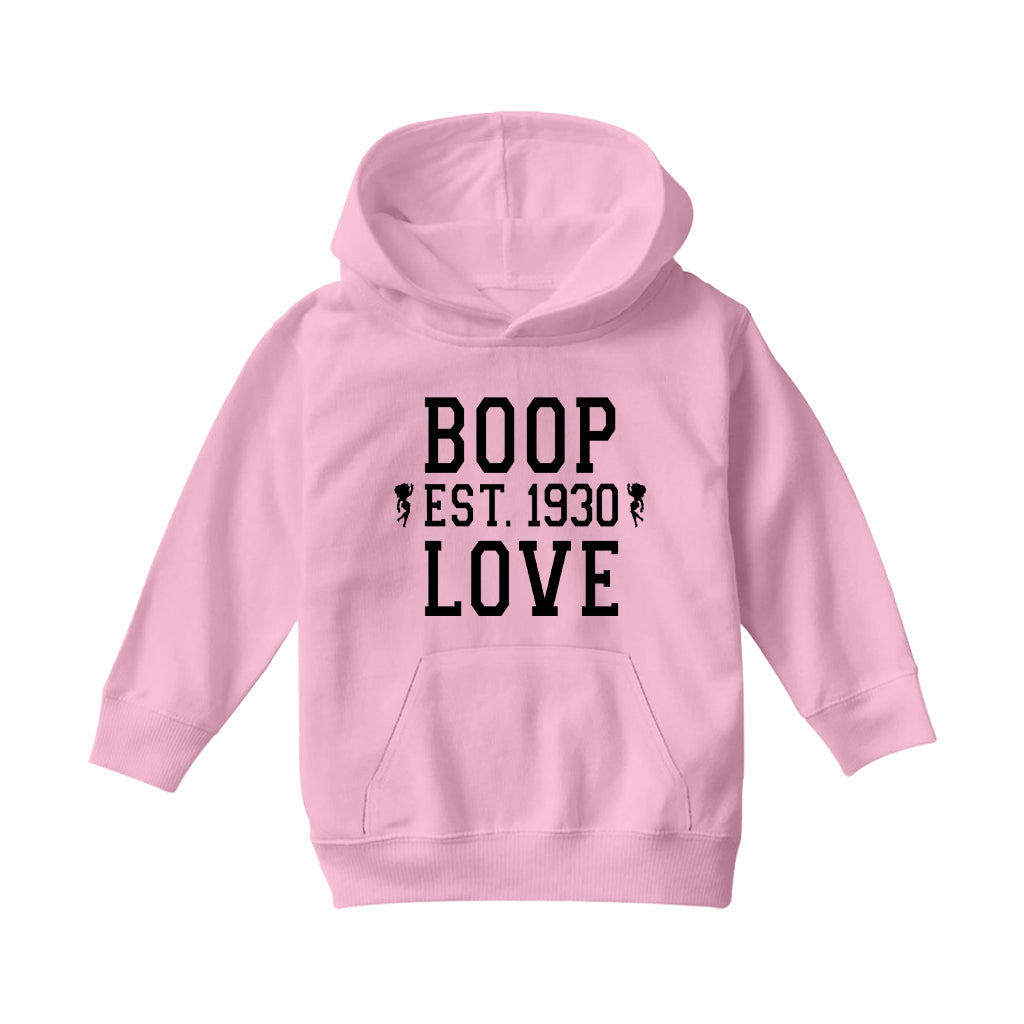 Betty Boop Love Est.1930 Kids Hooded Sweatshirt