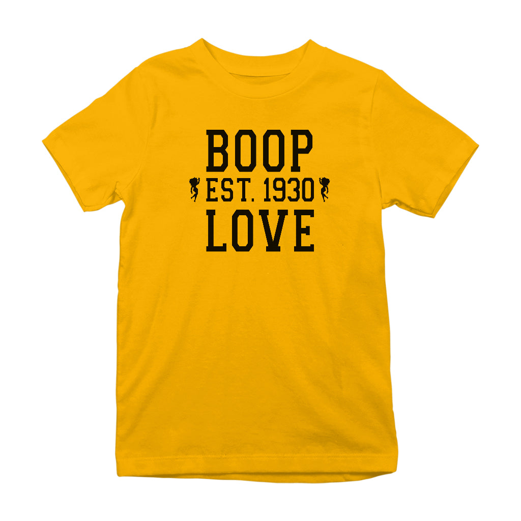 Betty Boop Love Est.1930 Kids T-Shirt-Betty Boop Shop