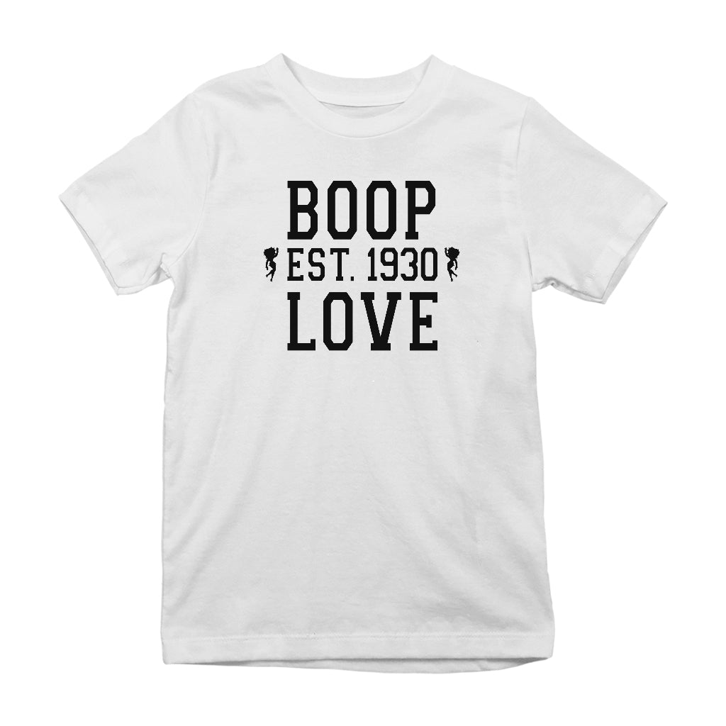 Betty Boop Love Est.1930 Kids T-Shirt