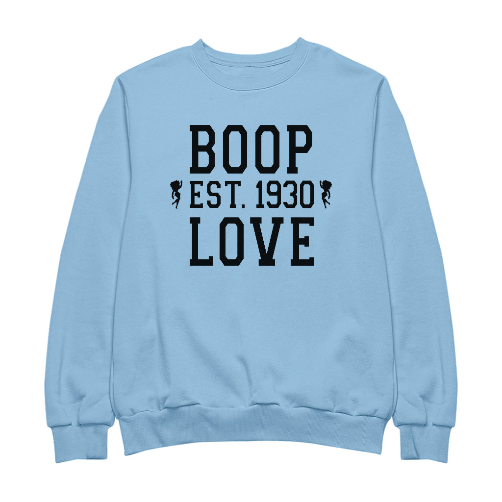 Betty Boop Love Est.1930 Women's Sweatshirt-Betty Boop Shop