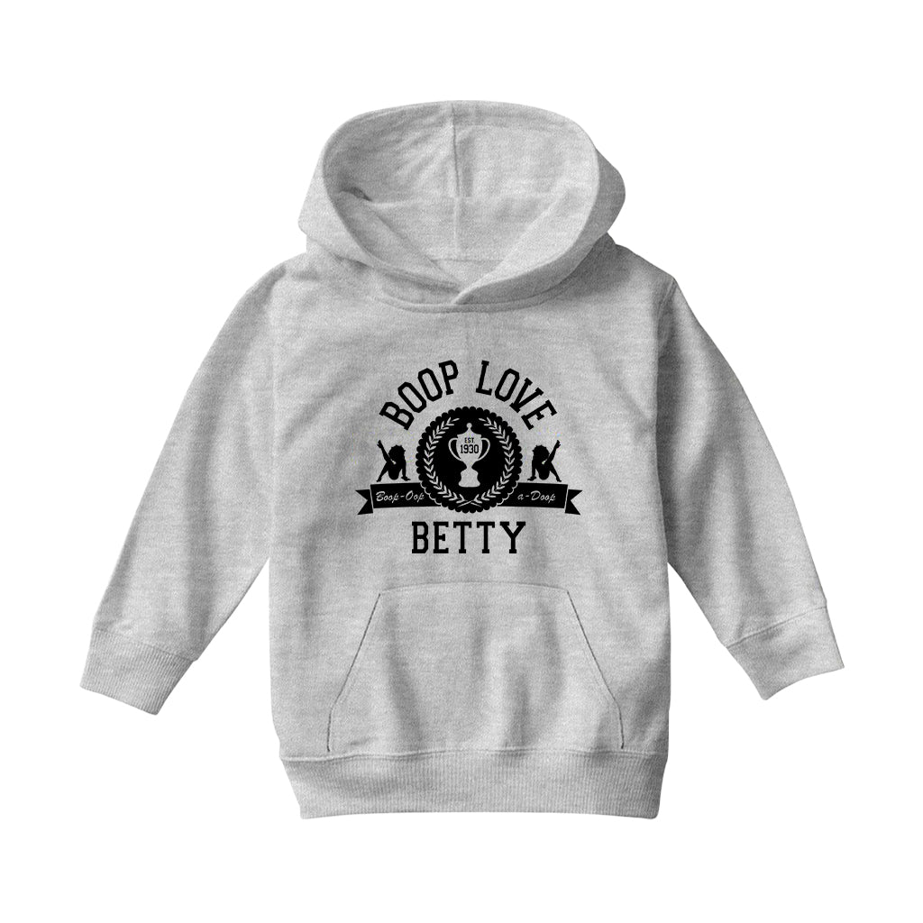 Betty Boop Boop Love Est.1930 Kids Hooded Sweatshirt-Betty Boop Shop
