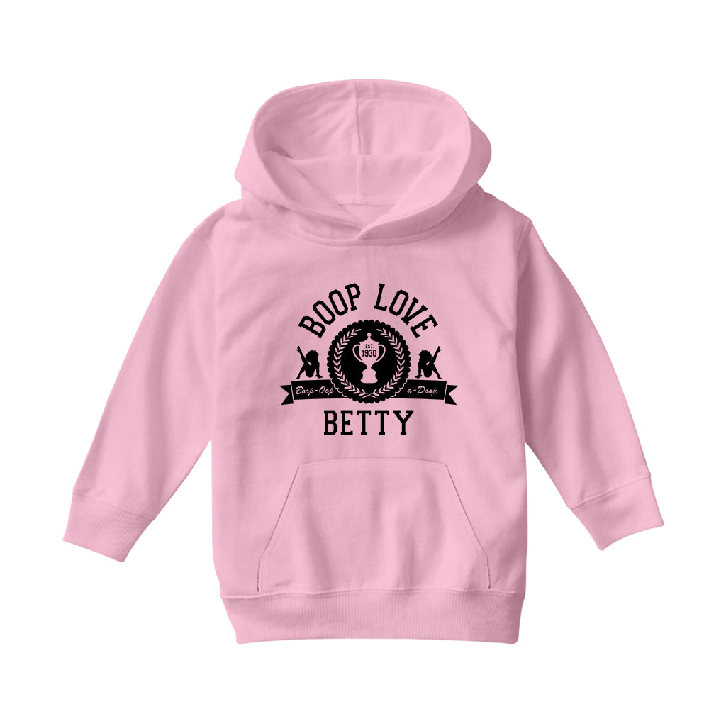 Betty Boop Boop Love Est.1930 Kids Hooded Sweatshirt