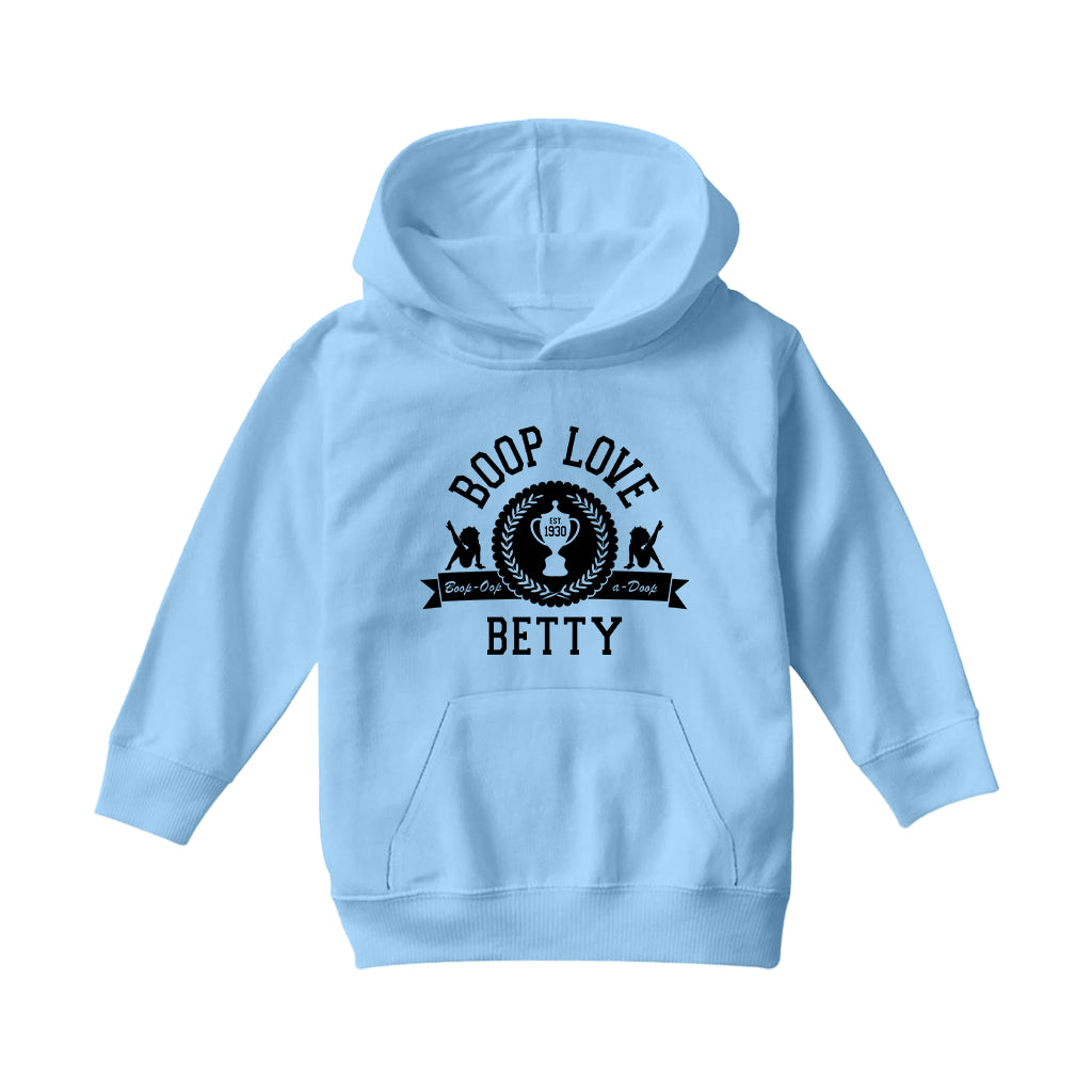 Betty Boop Boop Love Est.1930 Kids Hooded Sweatshirt-Betty Boop Shop