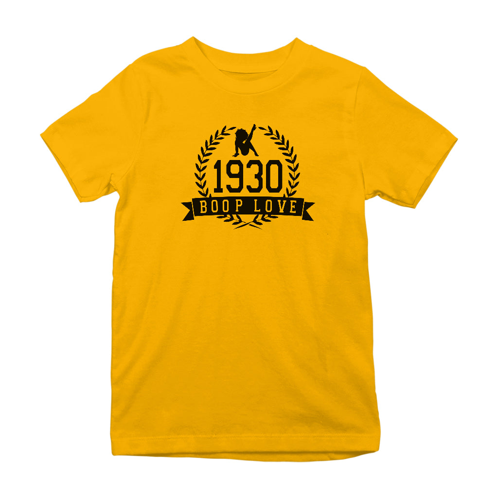 Betty Boop 1930 Crest Kids T-Shirt-Betty Boop Shop