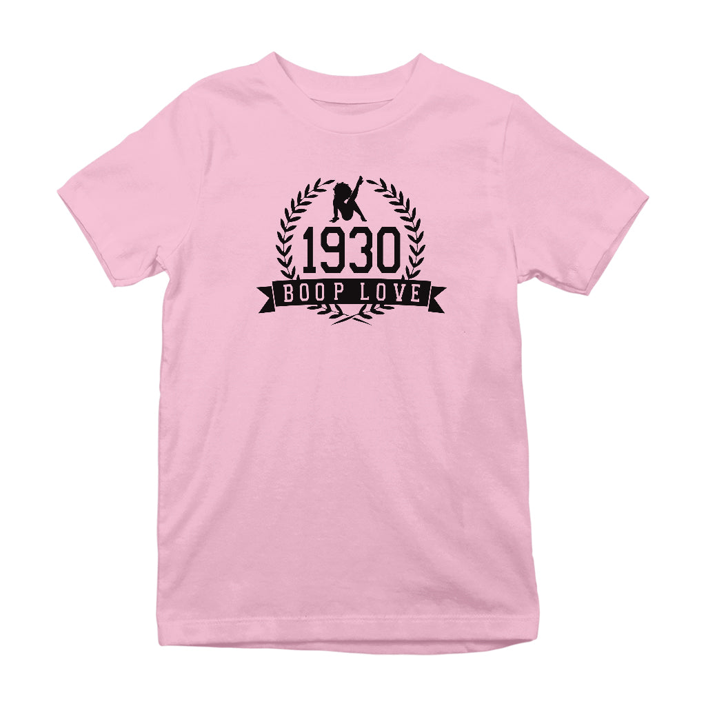 Betty Boop 1930 Crest Kids T-Shirt-Betty Boop Shop
