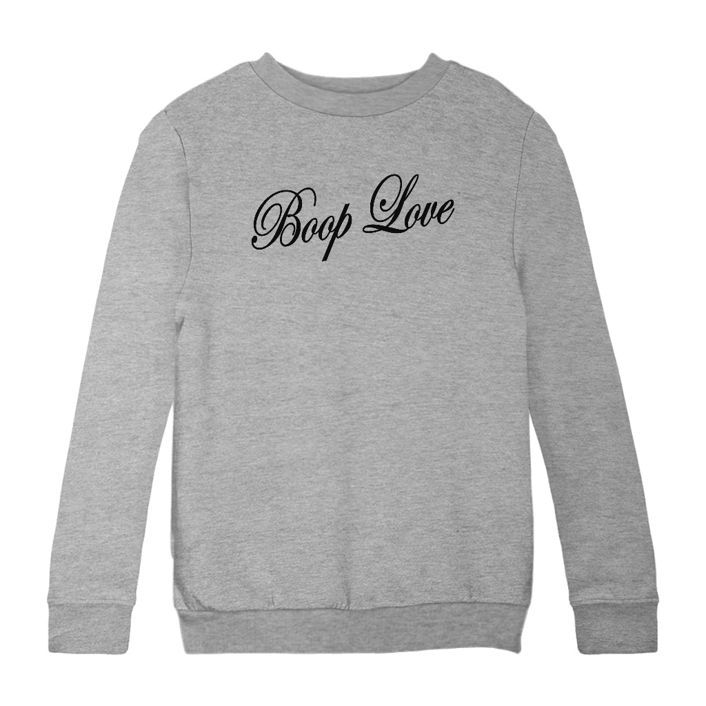 Bettu Boop Boop Love Kids Sweatshirt-Betty Boop Shop