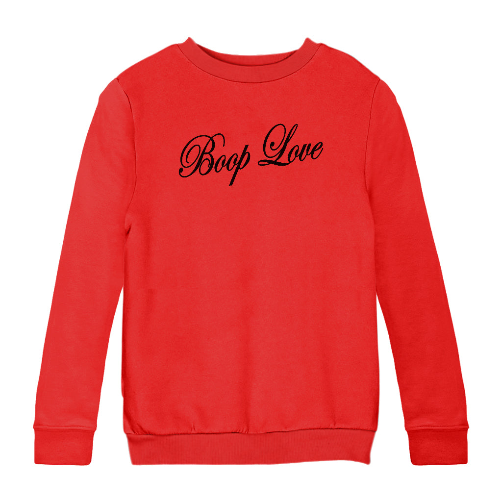 Bettu Boop Boop Love Kids Sweatshirt-Betty Boop Shop