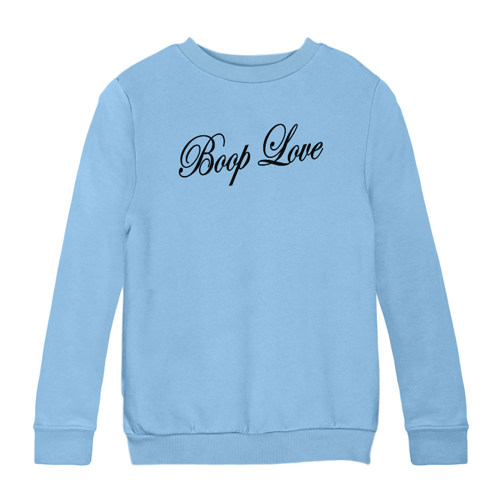 Bettu Boop Boop Love Kids Sweatshirt-Betty Boop Shop