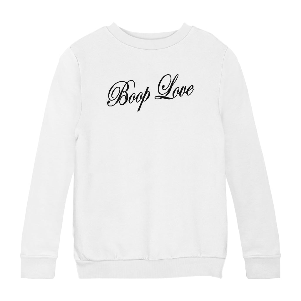Bettu Boop Boop Love Kids Sweatshirt-Betty Boop Shop