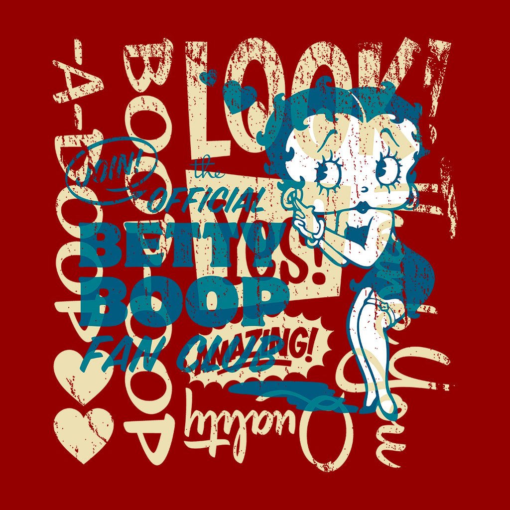 Betty Boop Join The Fan Club Men's Sweatshirt-Betty Boop Shop