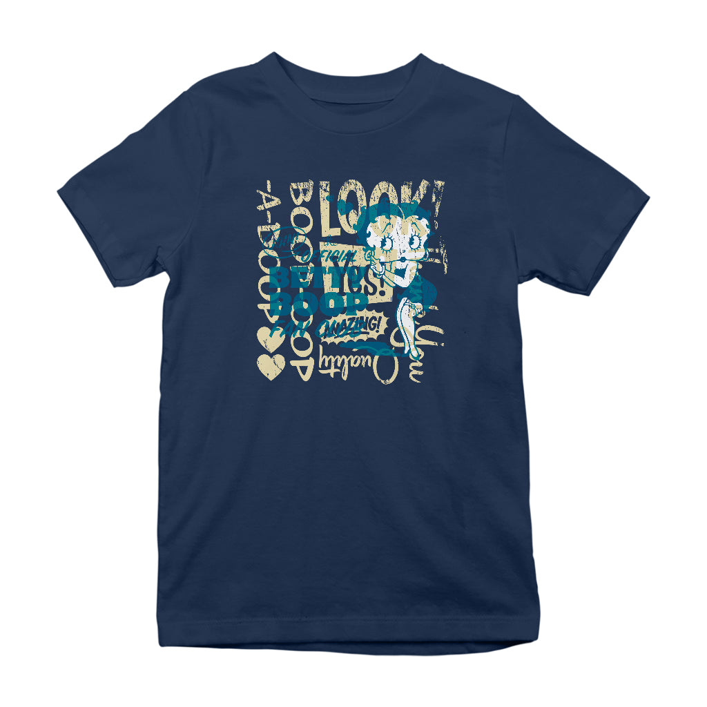 Betty Boop Join The Fan Club Kids T-Shirt-Betty Boop Shop
