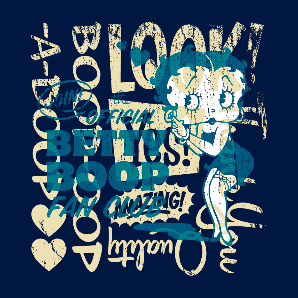 Betty Boop Join The Fan Club Women's Hooded Sweatshirt-Betty Boop Shop