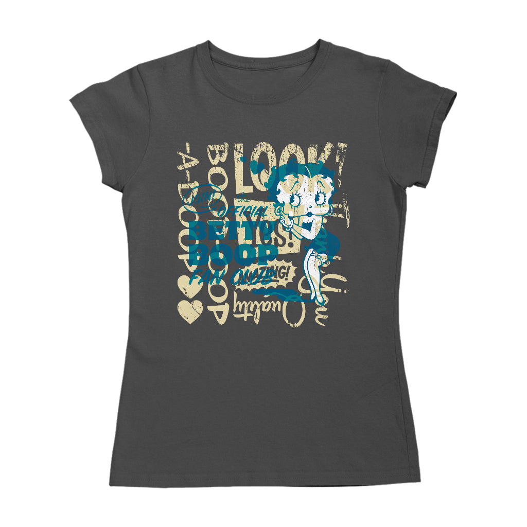 Betty Boop Join The Fan Club Women's T-Shirt-Betty Boop Shop