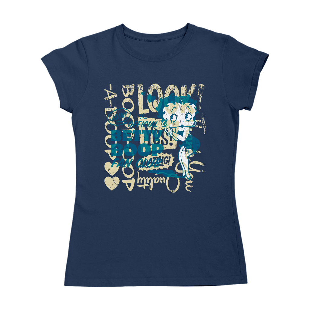 Betty Boop Join The Fan Club Women's T-Shirt-Betty Boop Shop