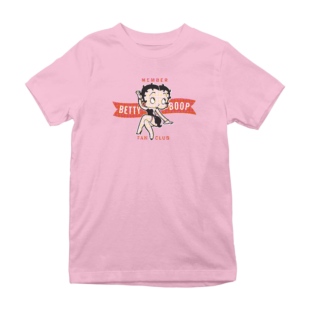 Betty Boop Fan Club Member Kids T-Shirt-Betty Boop Shop