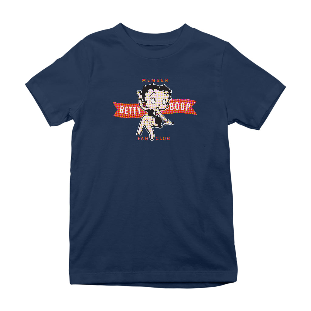 Betty Boop Fan Club Member Kids T-Shirt-Betty Boop Shop