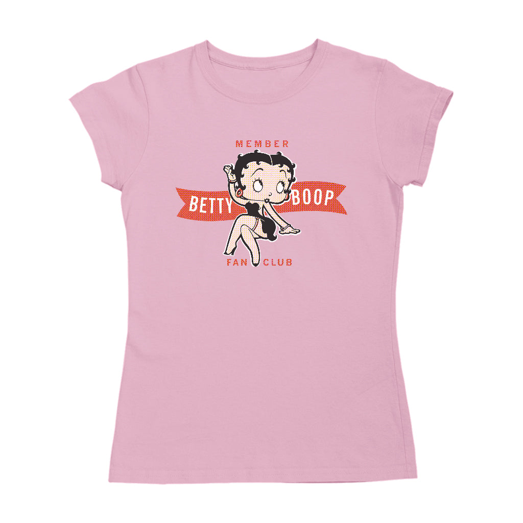 Betty Boop Fan Club Member Women's T-Shirt-Betty Boop Shop
