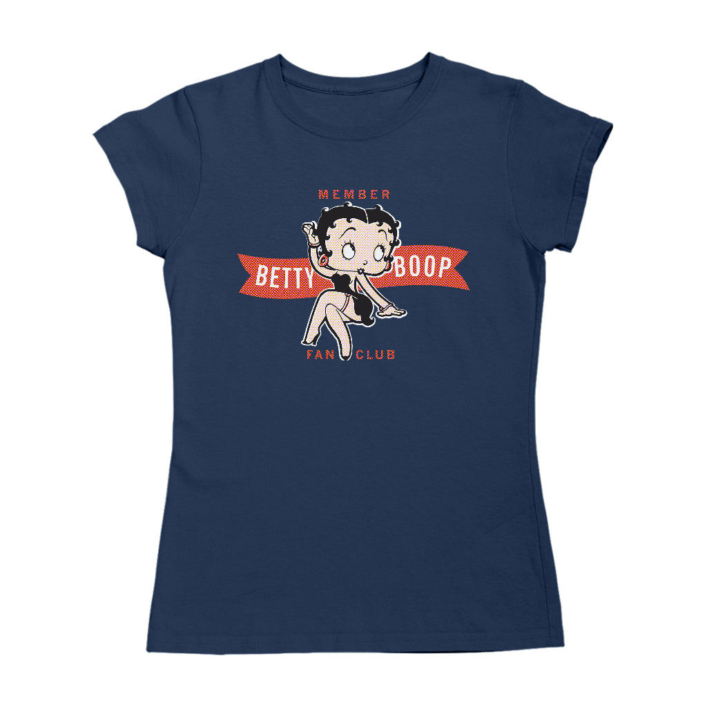 Betty Boop Fan Club Member Women's T-Shirt-Betty Boop Shop