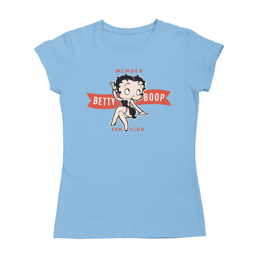 Betty Boop Fan Club Member Women's T-Shirt-Betty Boop Shop