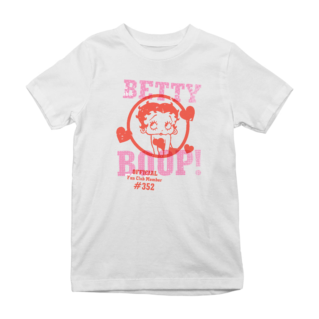 Betty Boop Official Fan Club Member Kids T-Shirt-Betty Boop Shop