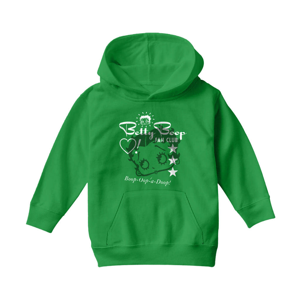 Betty Boop Oop A Doop Fan Club Kids Hooded Sweatshirt-Betty Boop Shop