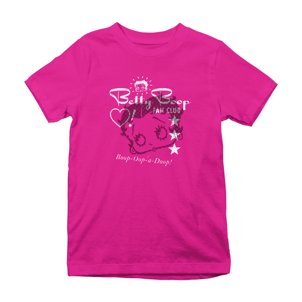 Betty Boop Oop A Doop Fan Club Kids T-Shirt