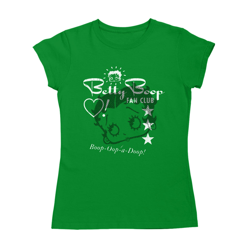 Betty Boop Oop A Doop Fan Club Women's T-Shirt-Betty Boop Shop
