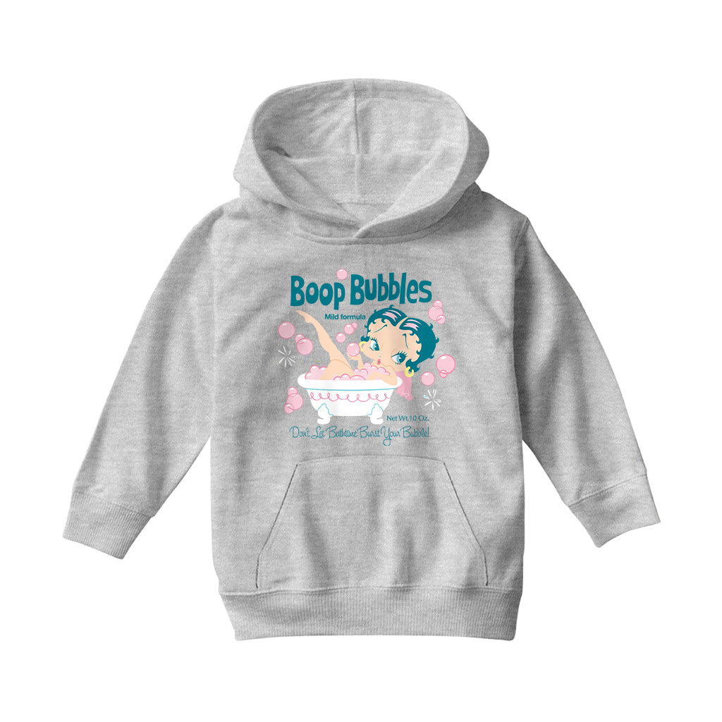 Betty Boop Bubble Bath Kids Hooded Sweatshirt-Betty Boop Shop