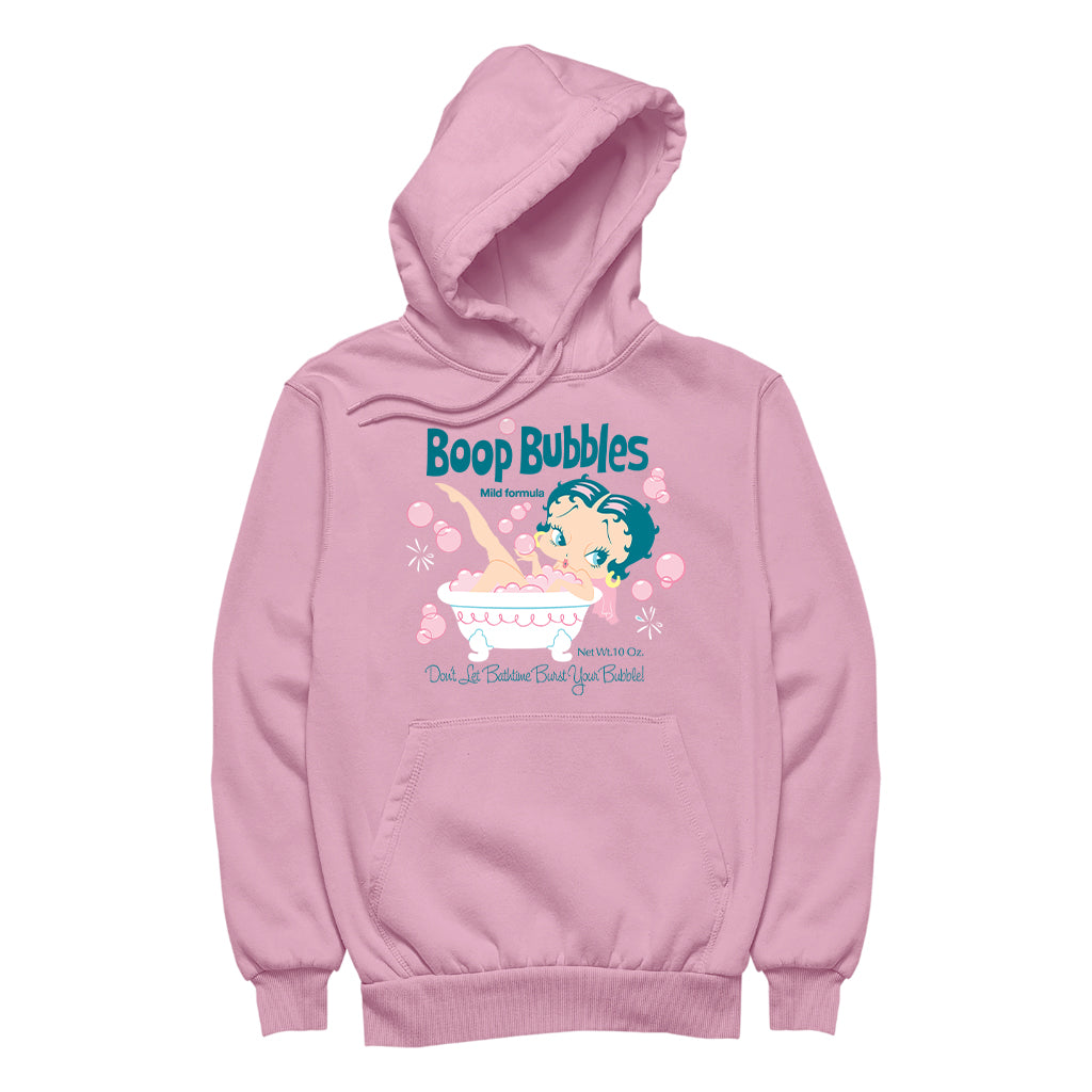 Betty Boop Bubble Bath Men's Hooded Sweatshirt-Betty Boop Shop