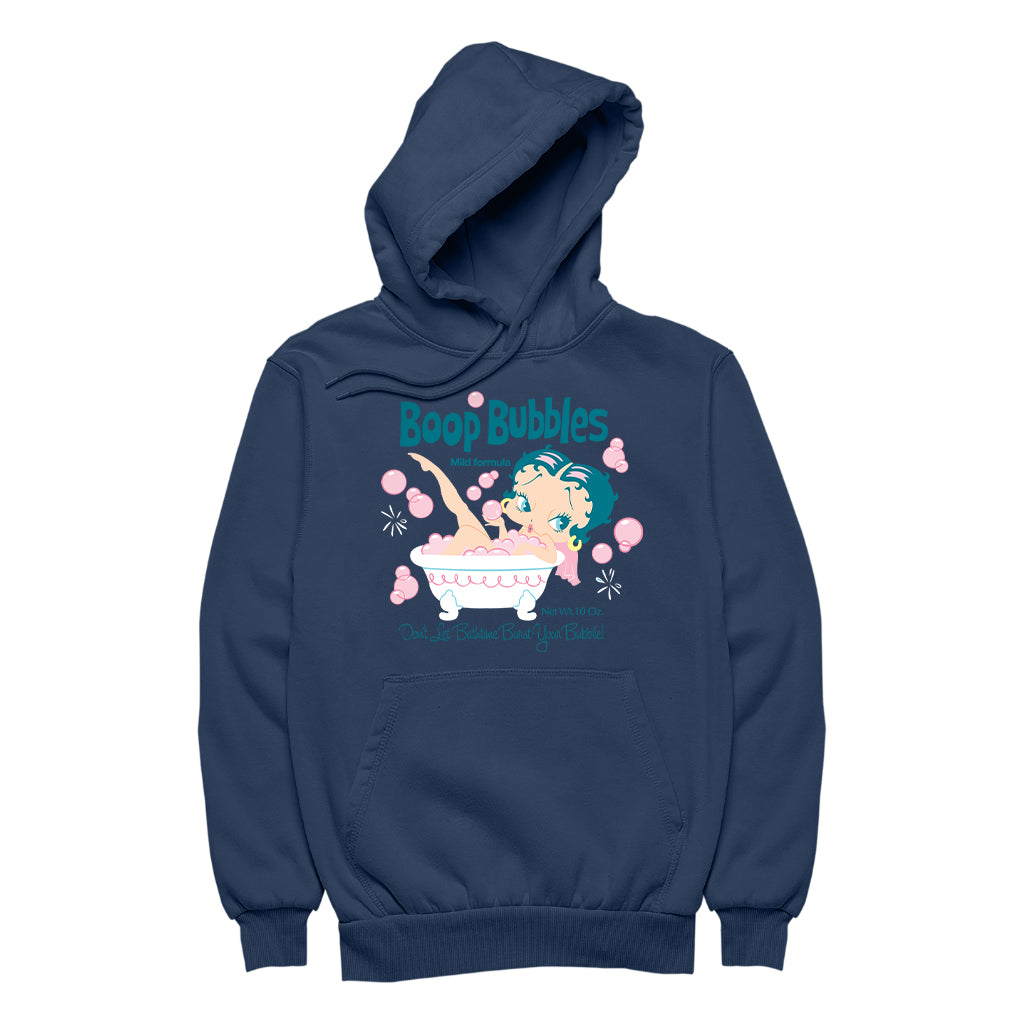 Betty Boop Bubble Bath Men's Hooded Sweatshirt-Betty Boop Shop