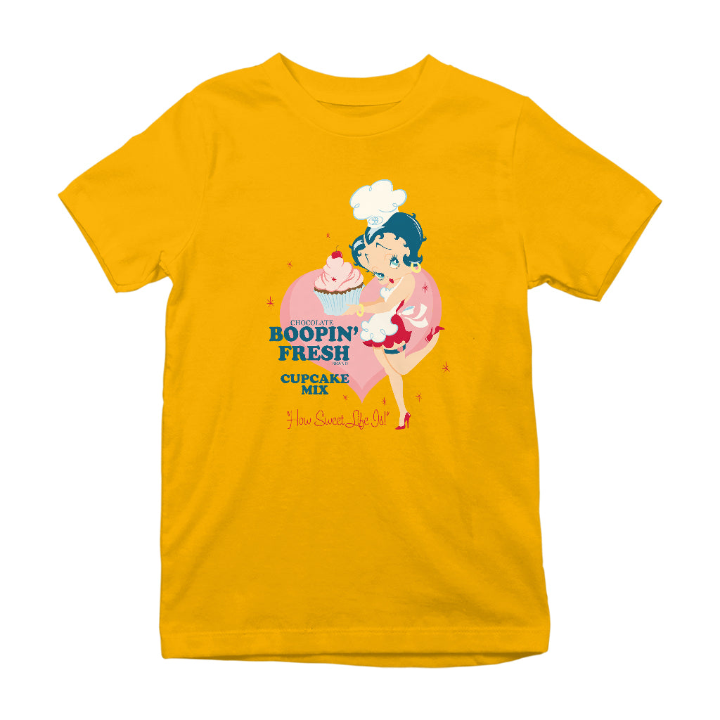 Betty Boop Cupcake Mix Kids T-Shirt-Betty Boop Shop