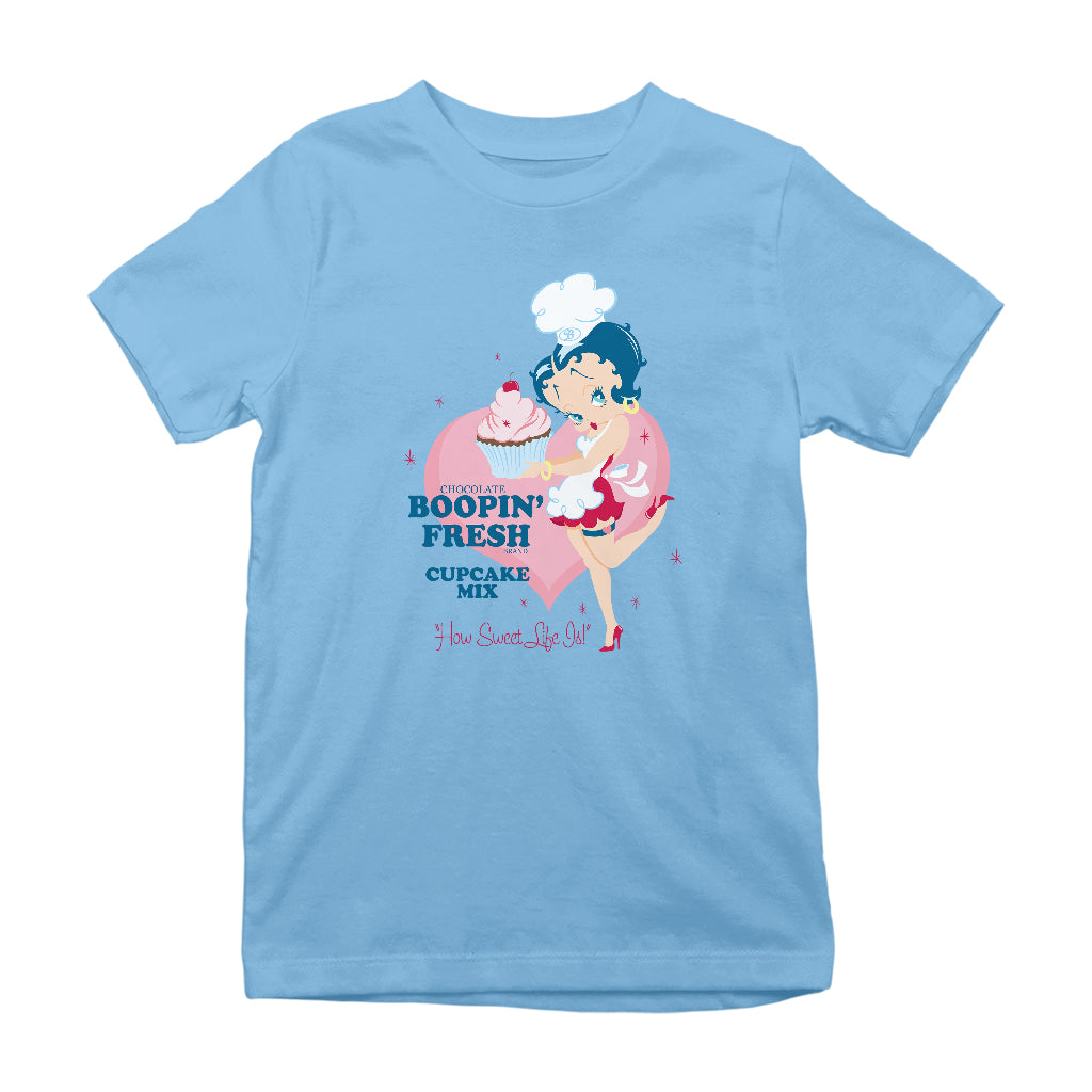 Betty Boop Cupcake Mix Kids T-Shirt-Betty Boop Shop