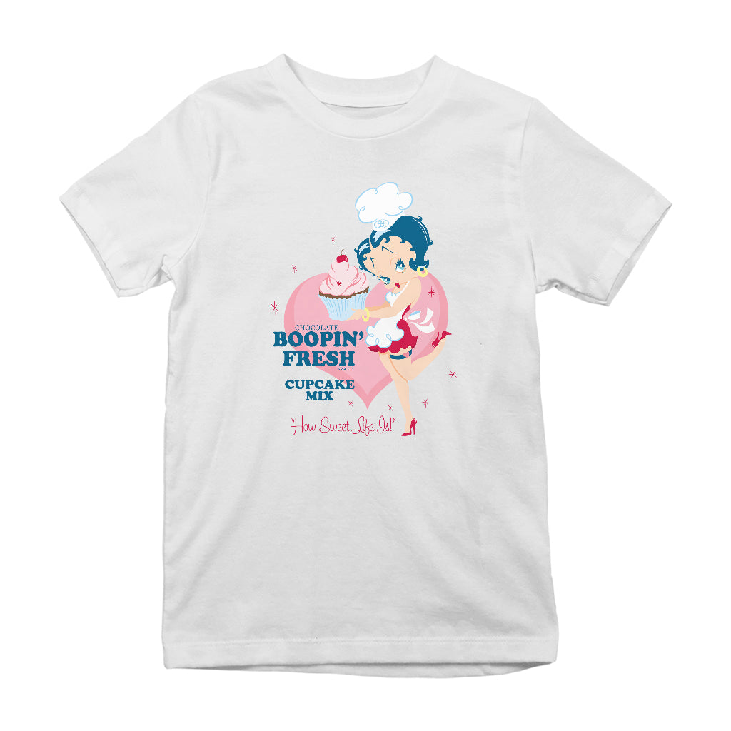 Betty Boop Cupcake Mix Kids T-Shirt-Betty Boop Shop