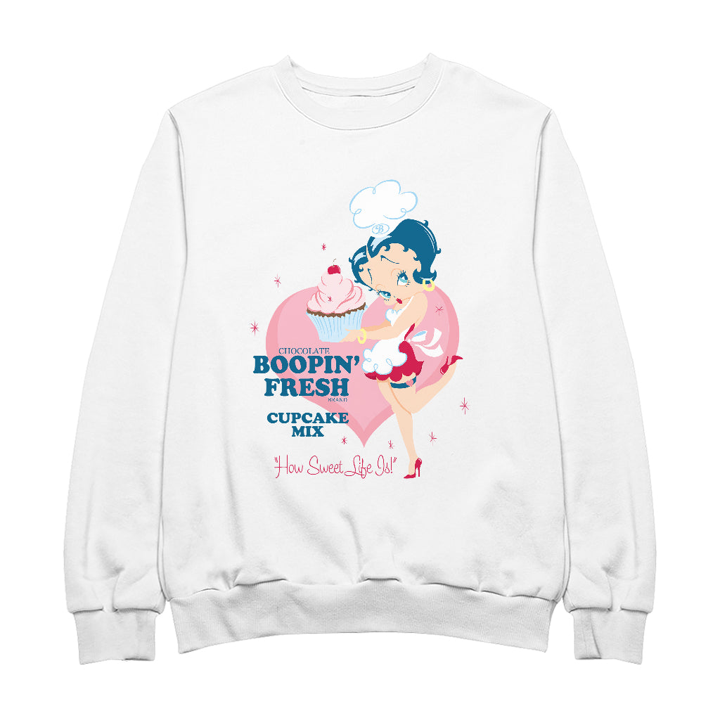 Betty Boop Cupcake Mix Men's Sweatshirt-Betty Boop Shop