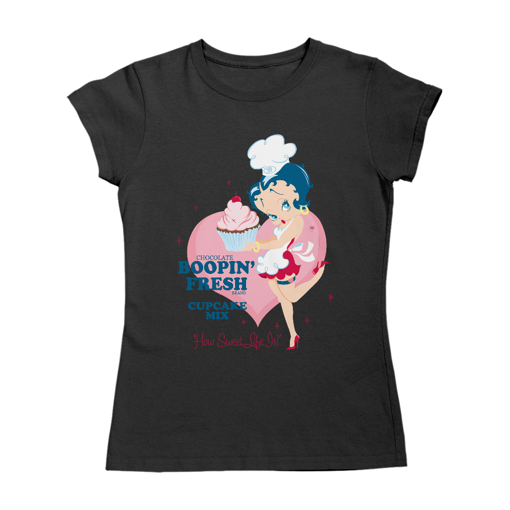 Betty Boop Cupcake Mix Women's T-Shirt