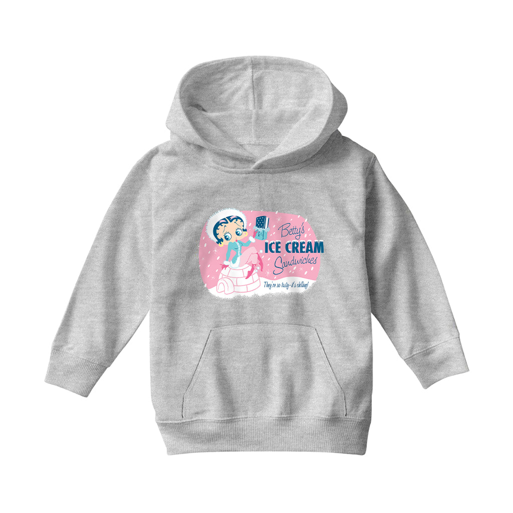 Betty Boop Eskimo Kids Hooded Sweatshirt
