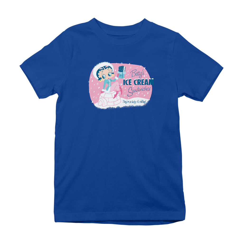 Betty Boop Eskimo Kids T-Shirt-Betty Boop Shop