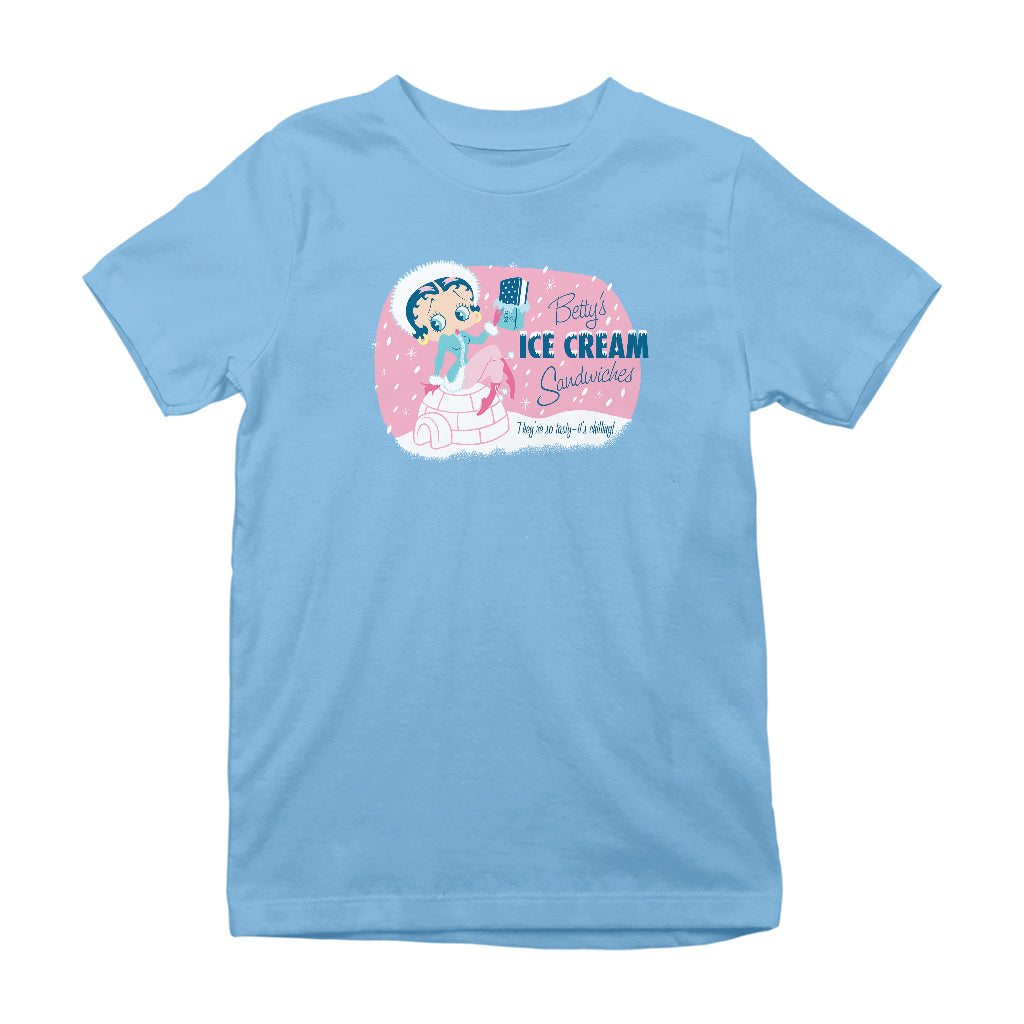 Betty Boop Eskimo Kids T-Shirt-Betty Boop Shop