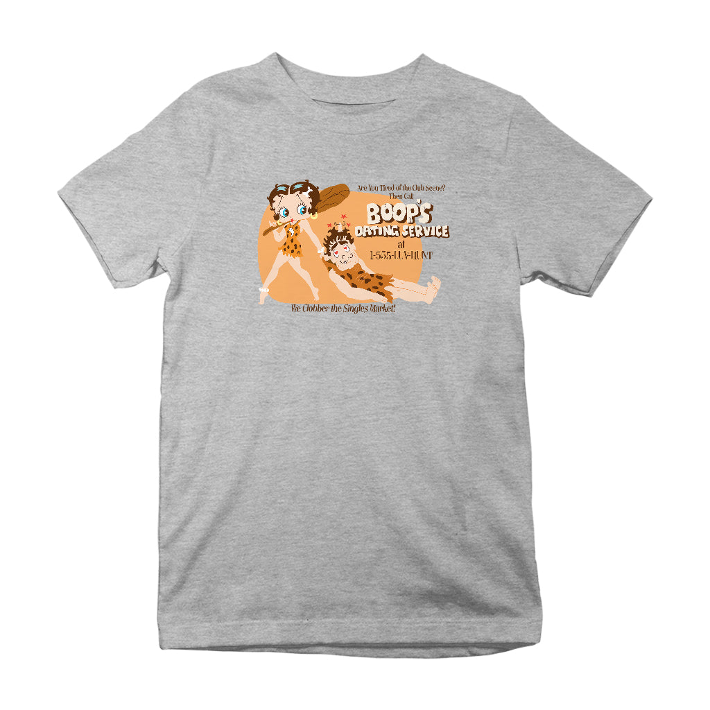 Betty Boop Dating Services Kids T-Shirt