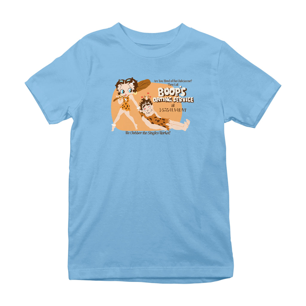 Betty Boop Dating Services Kids T-Shirt-Betty Boop Shop