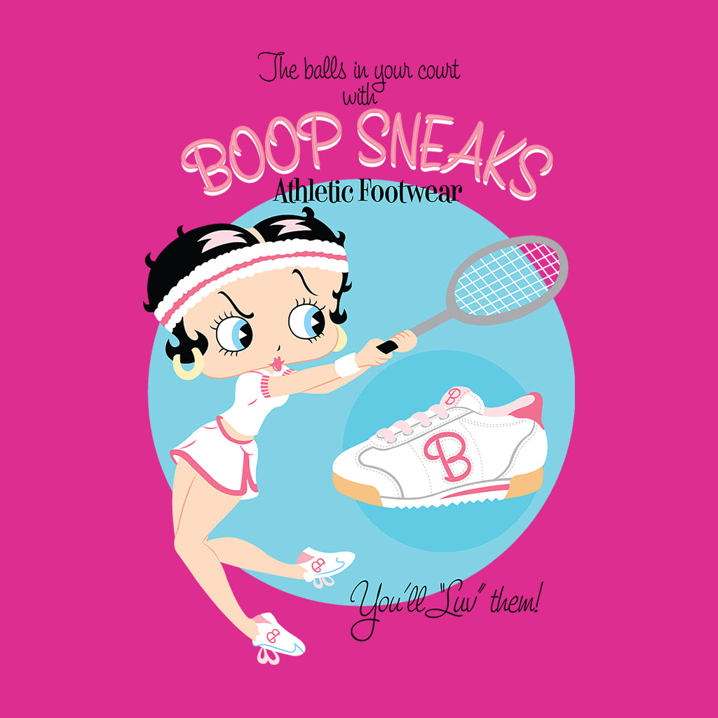 Betty Boop Athletic Footwear Women's Hooded Sweatshirt-Betty Boop Shop