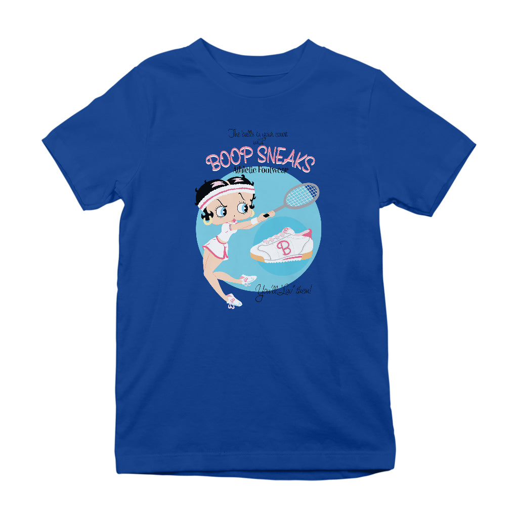 Betty Boop Athletic Footwear Kids T-Shirt-Betty Boop Shop