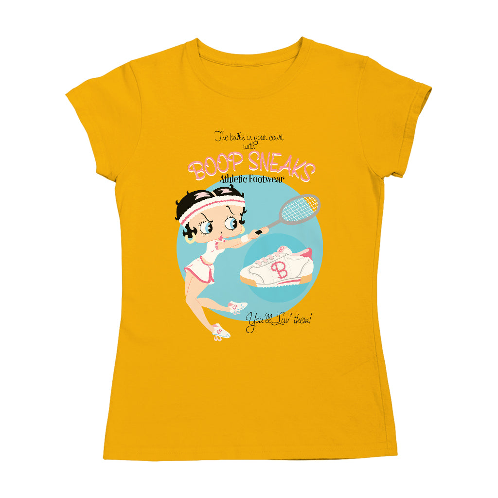 Betty Boop Athletic Footwear Women's T-Shirt-Betty Boop Shop