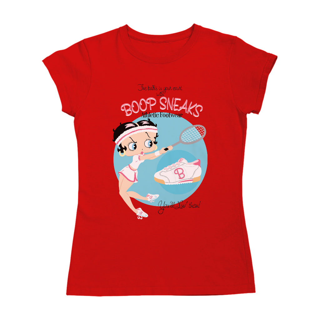 Betty Boop Athletic Footwear Women's T-Shirt