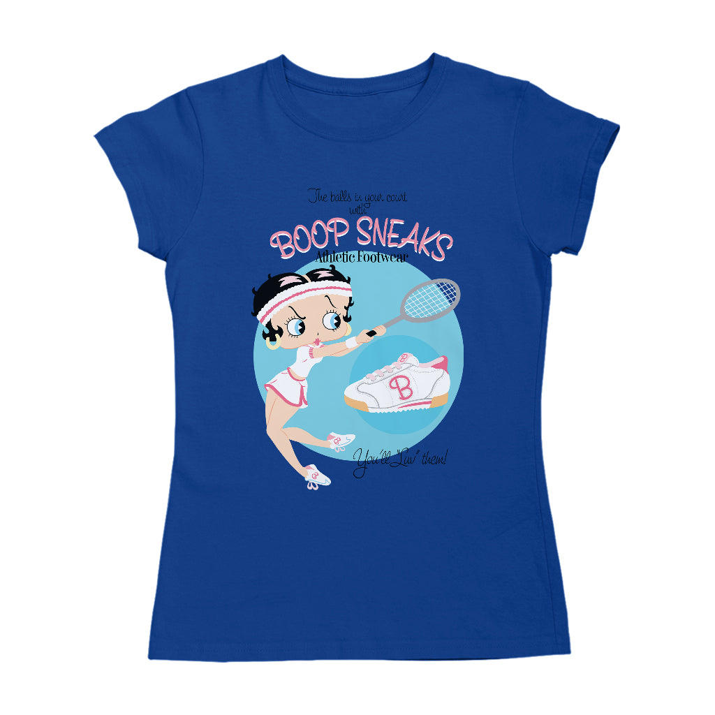 Betty Boop Athletic Footwear Women's T-Shirt-Betty Boop Shop