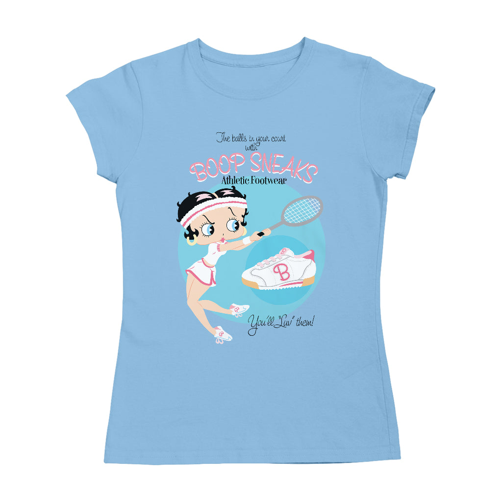 Betty Boop Athletic Footwear Women's T-Shirt-Betty Boop Shop