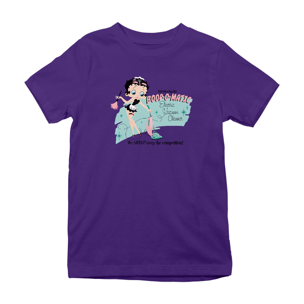 Betty Boop Cleaning Services Kids T-Shirt-Betty Boop Shop