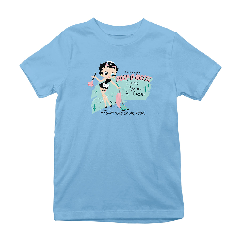 Betty Boop Cleaning Services Kids T-Shirt-Betty Boop Shop