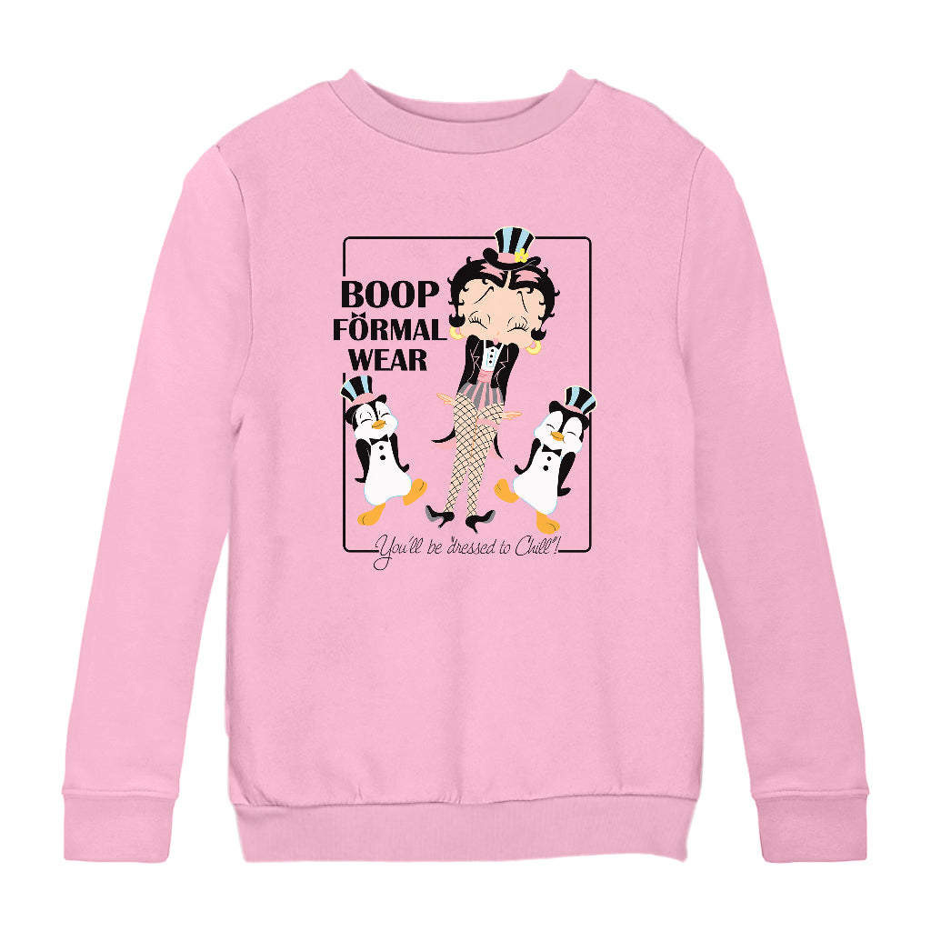 Betty Boop Formal Wear Kids Sweatshirt