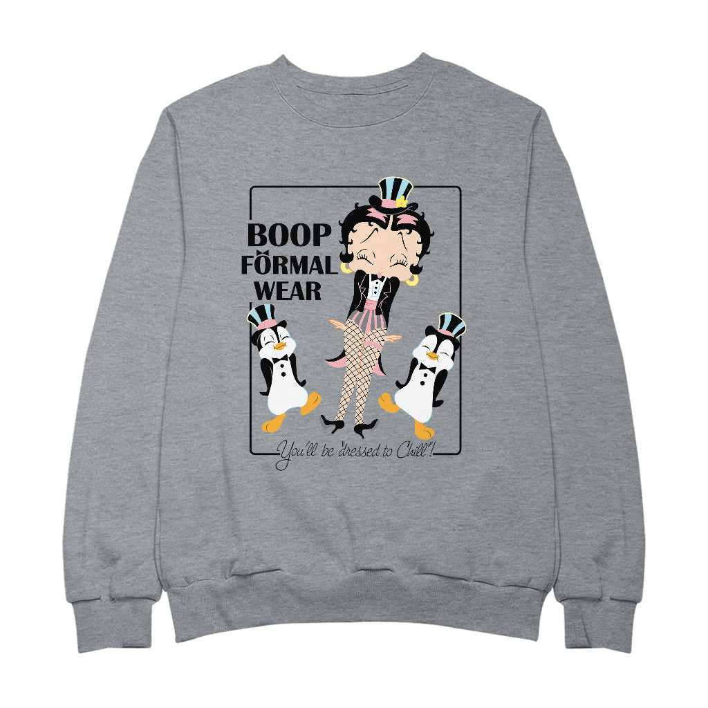 Betty Boop Formal Wear Men's Sweatshirt